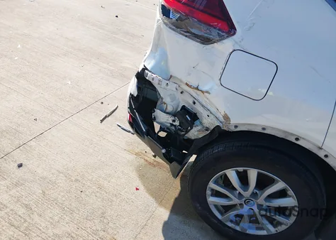 2017 Nissan Rogue Sv z USA, uszkodzony, nr VIN KNMAT2MTXHP529146